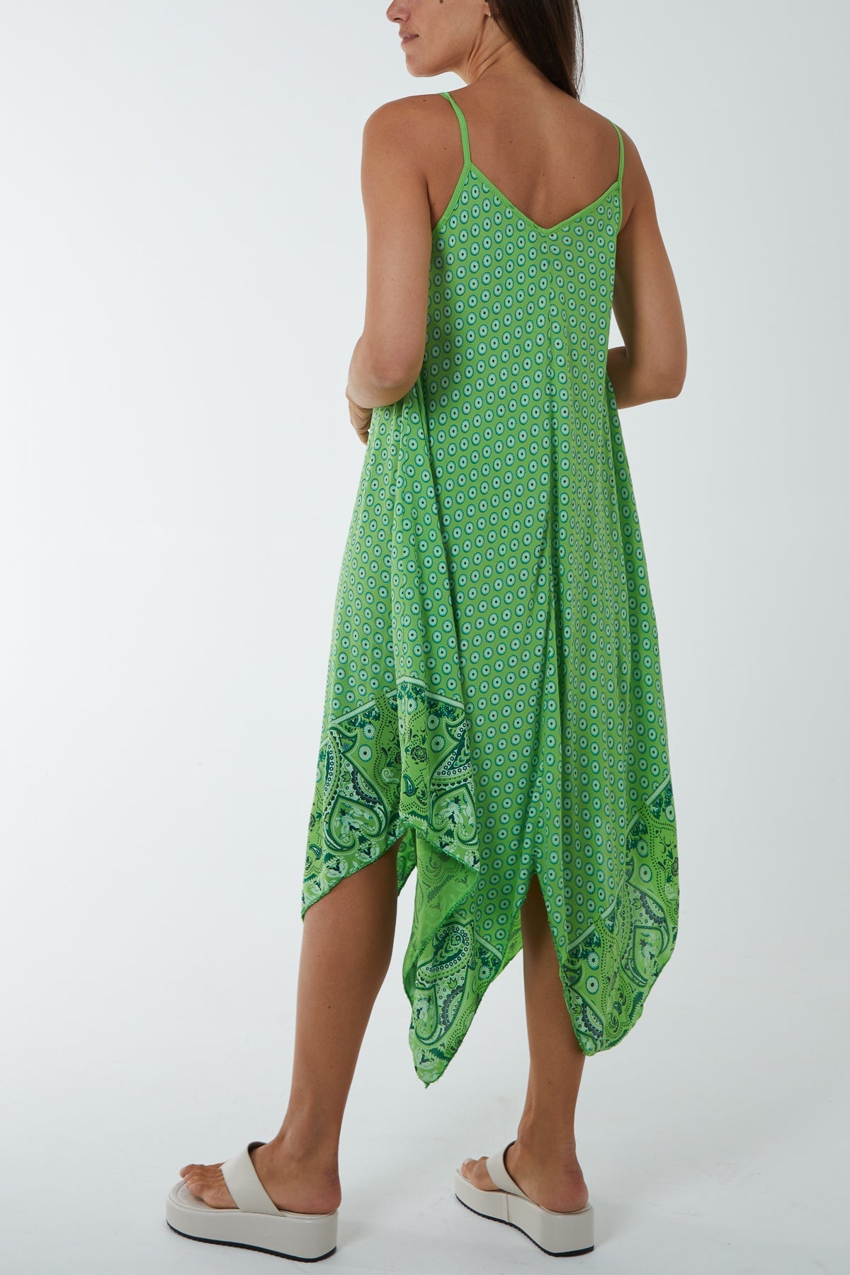 Cami Hanky Hem Midi Dress