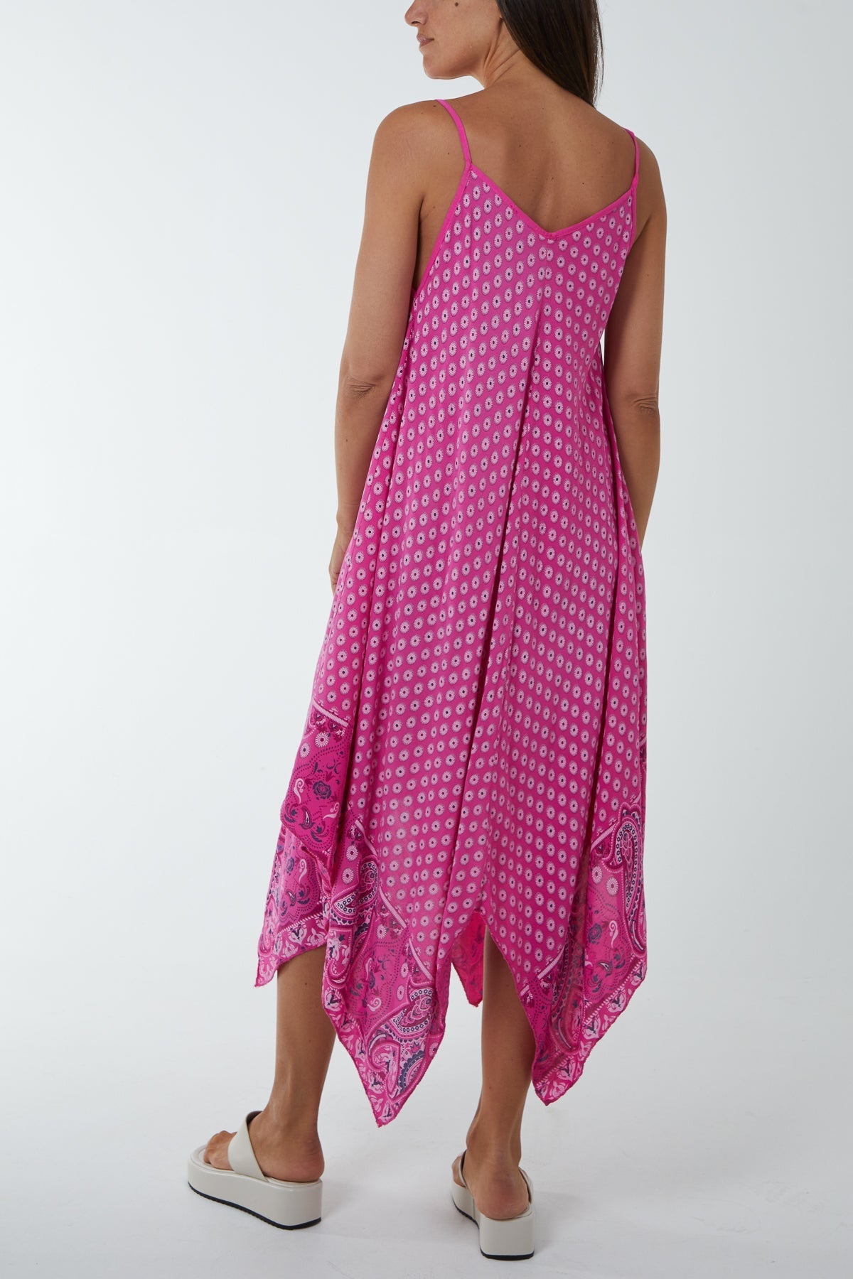 Cami Hanky Hem Midi Dress