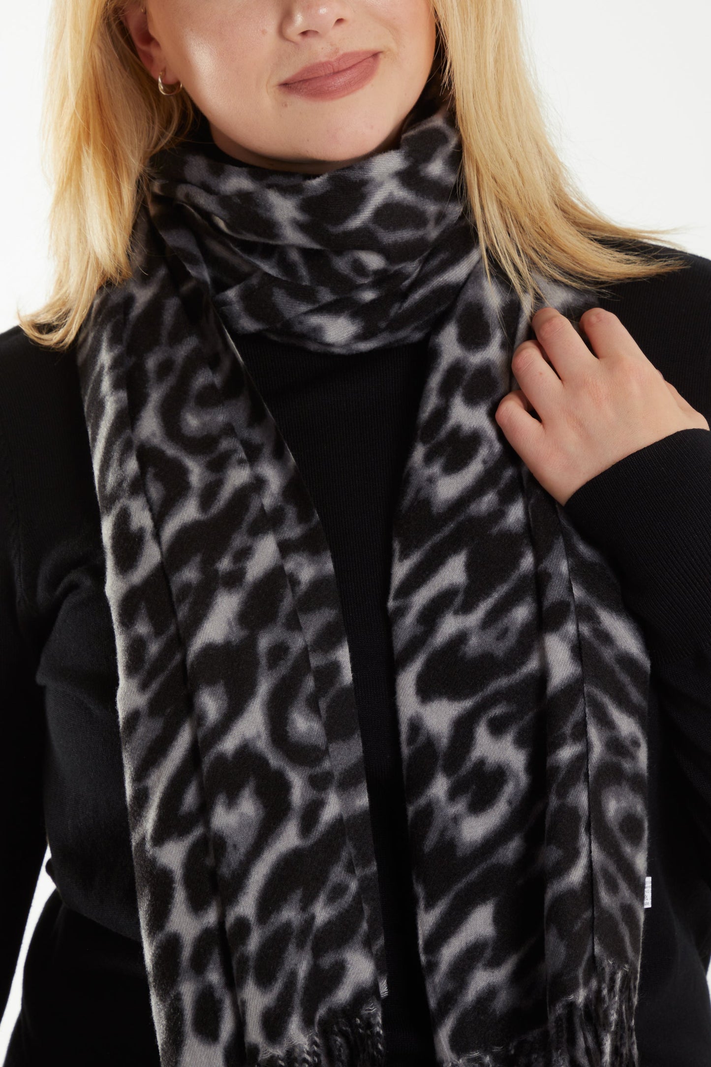 Leopard Print Soft Touch Scarf